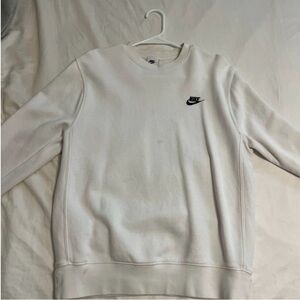 Nike Men's Cream Crewneck Sweater